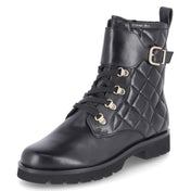 Schnürstiefeletten  Schwarz