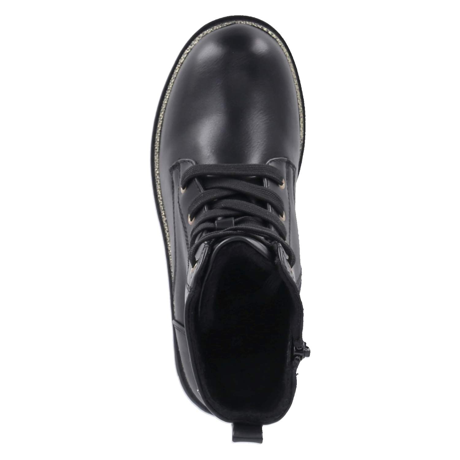 Schnürboots  Schwarz