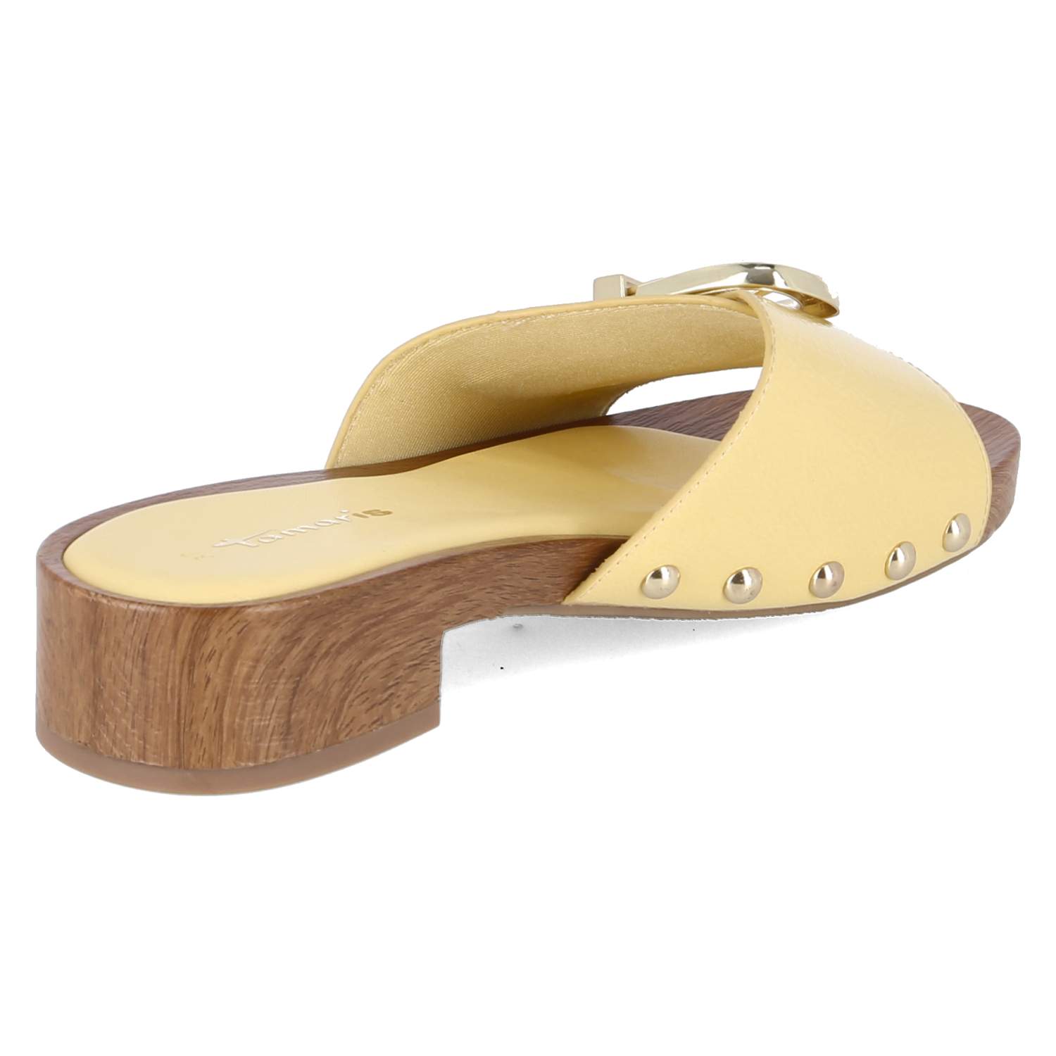 Open Toe Clogs  Gelb