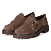 Schnallenschuhe  Braun