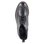 Winterschnürstiefeletten  Schwarz