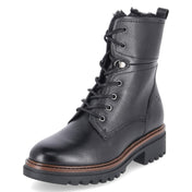 Winterschnürstiefeletten  Schwarz