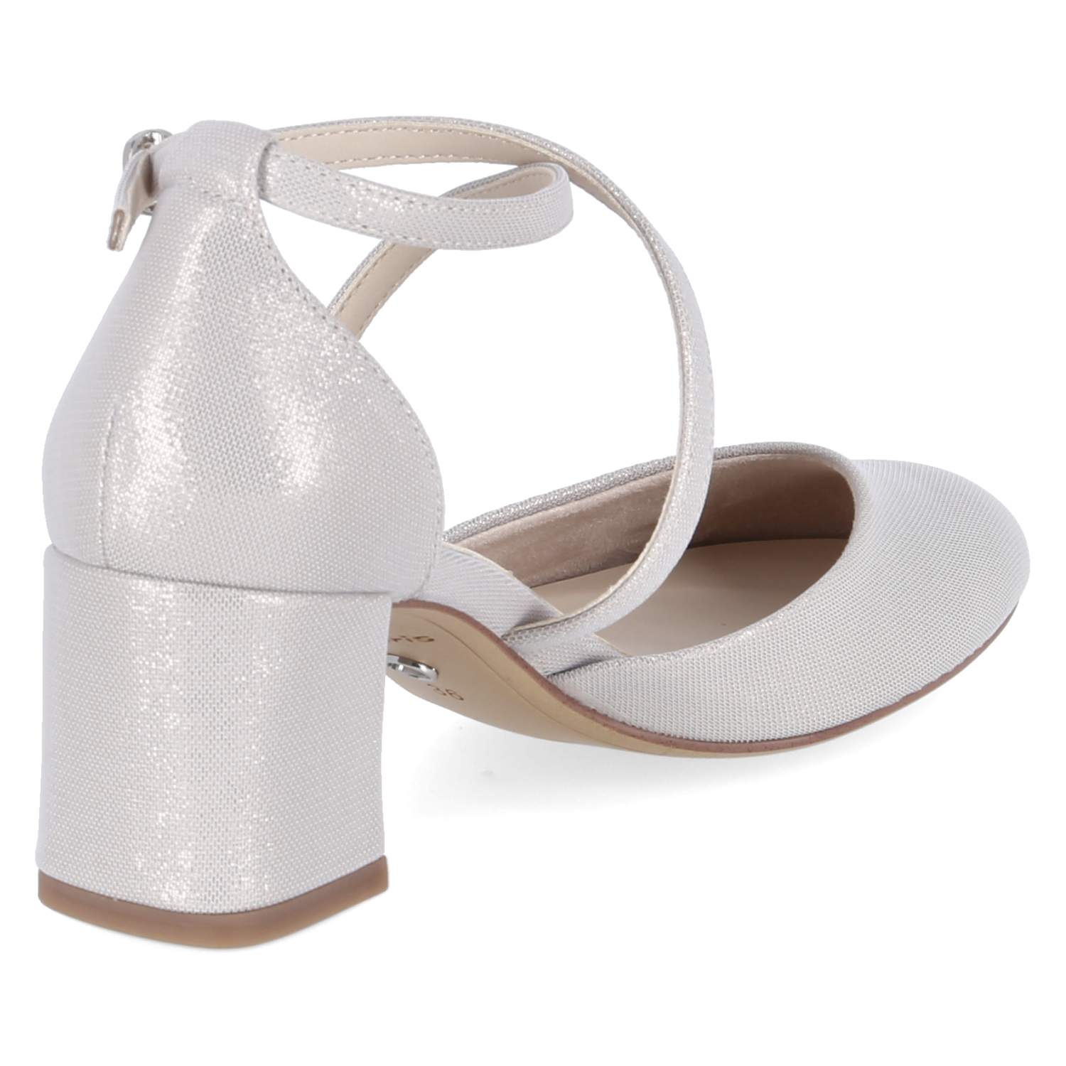 Riemchenpumps  Silber