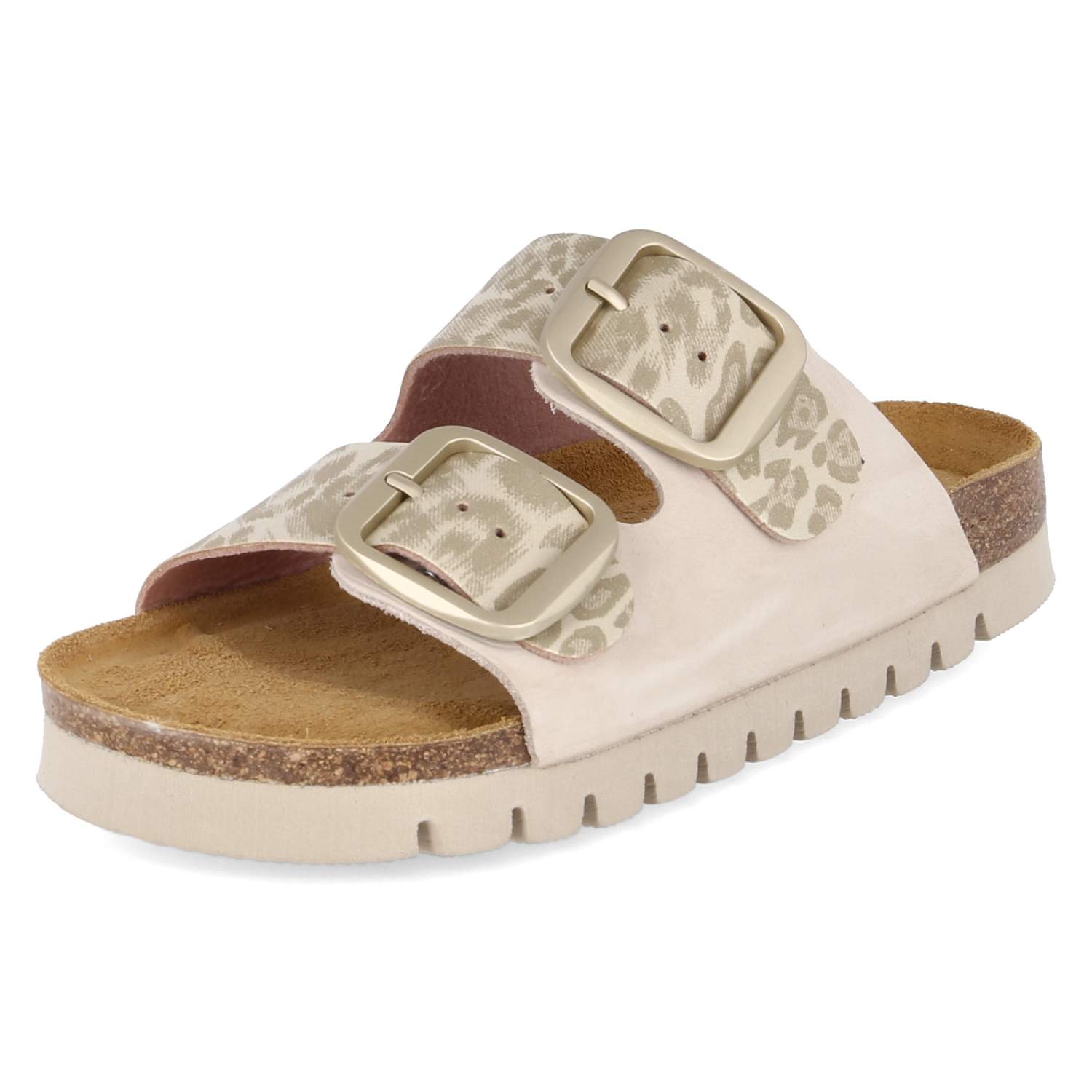 Pantoletten  Beige