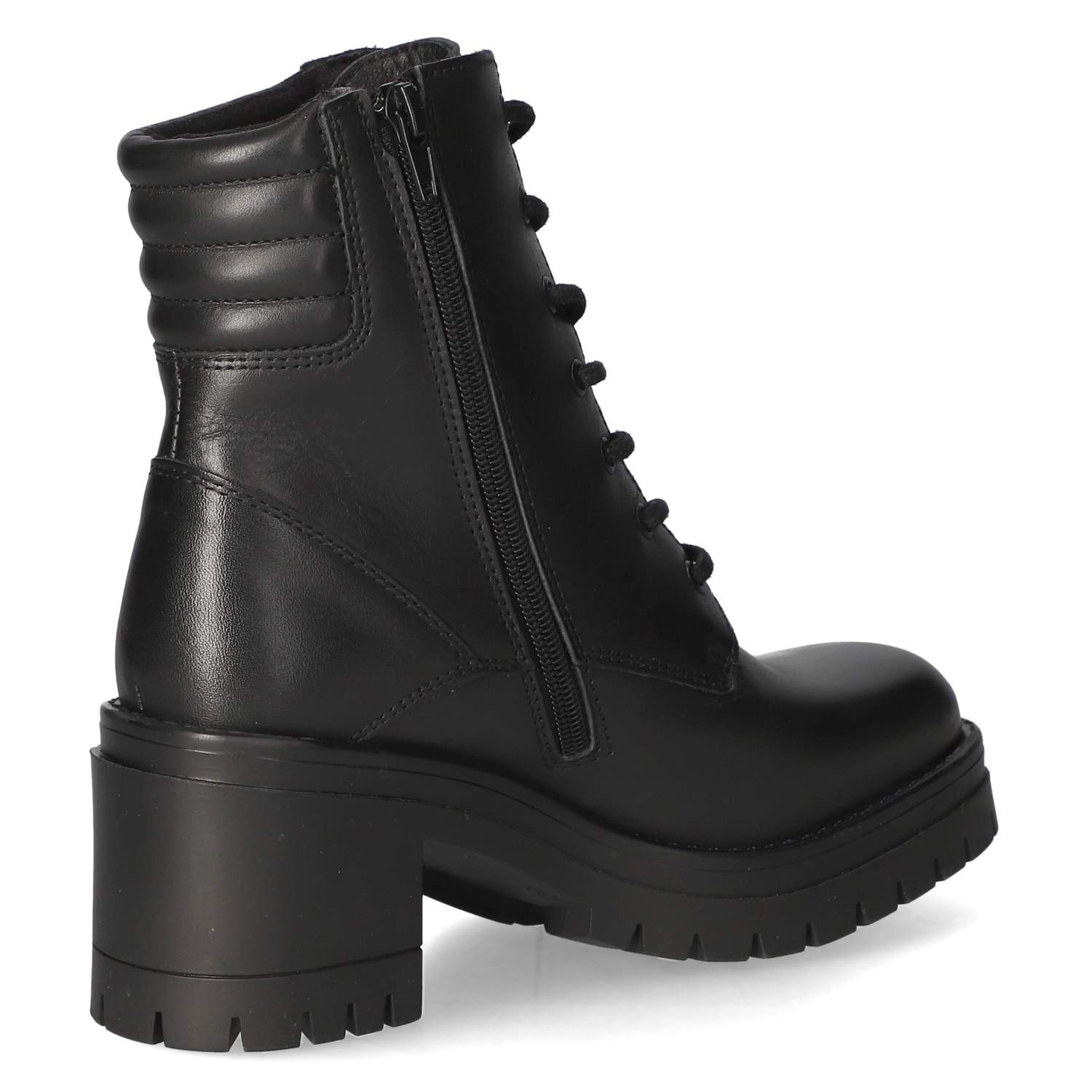 Schnürstiefeletten  Schwarz