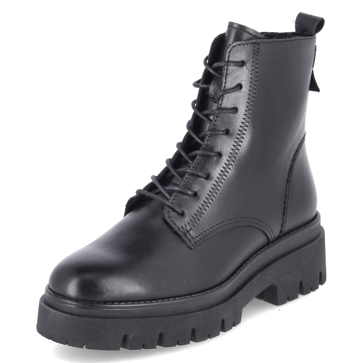 Schnürboots  Schwarz