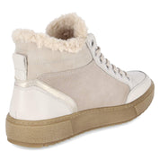 Schnürstiefeletten  Beige