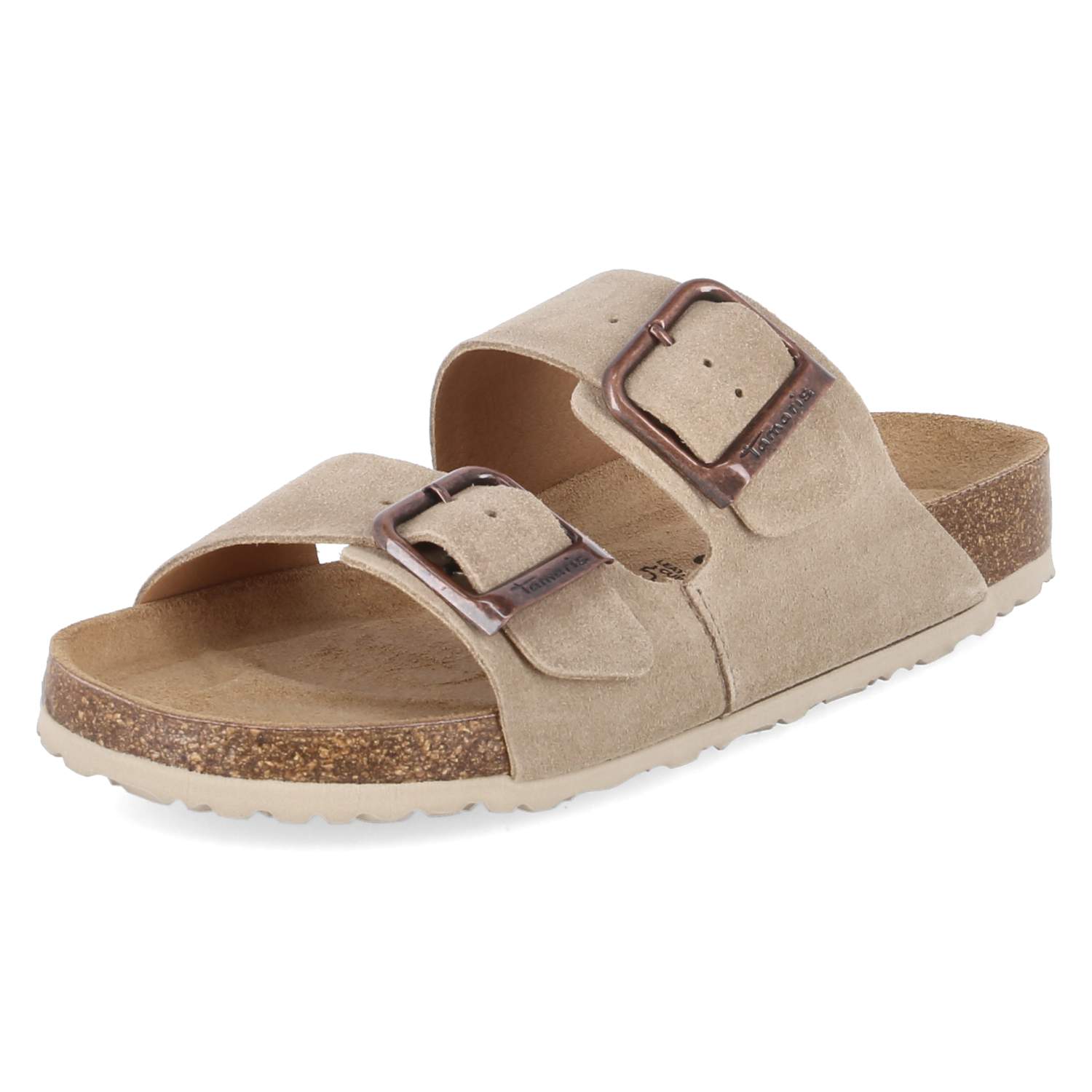 Pantoletten Taupe
