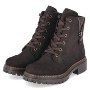 Schnürstiefeletten  Braun