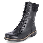 Schnürstiefeletten  Schwarz