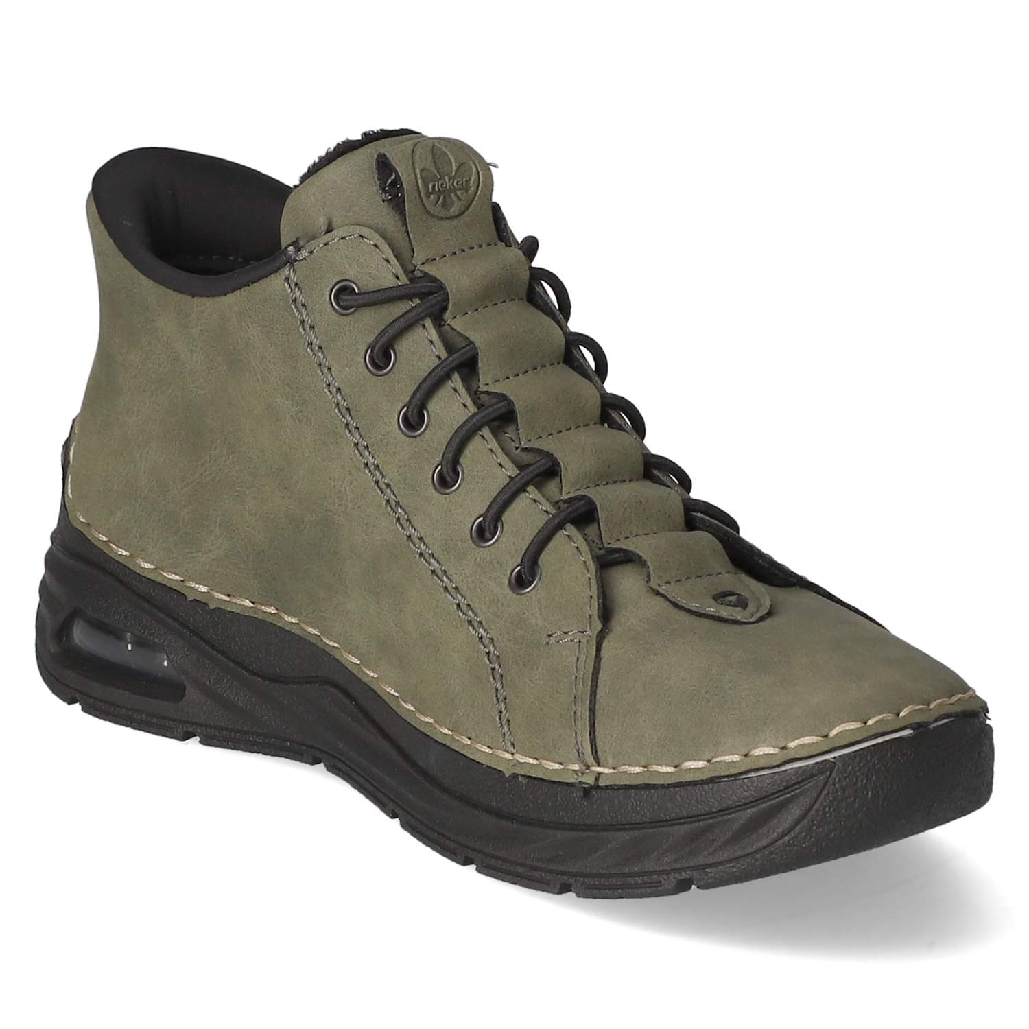 Schnürstiefeletten  Grün