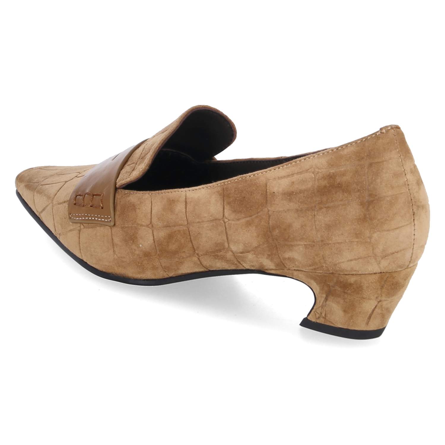 Hochfront-Pumps  Braun