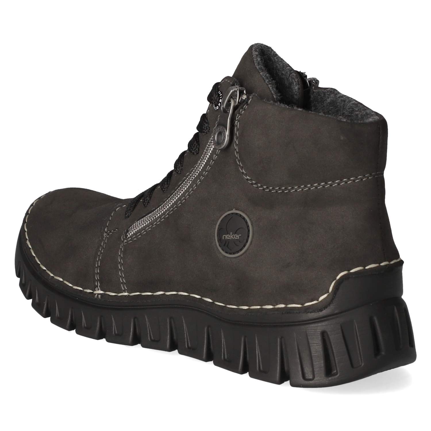 Schnürstiefeletten  Grau