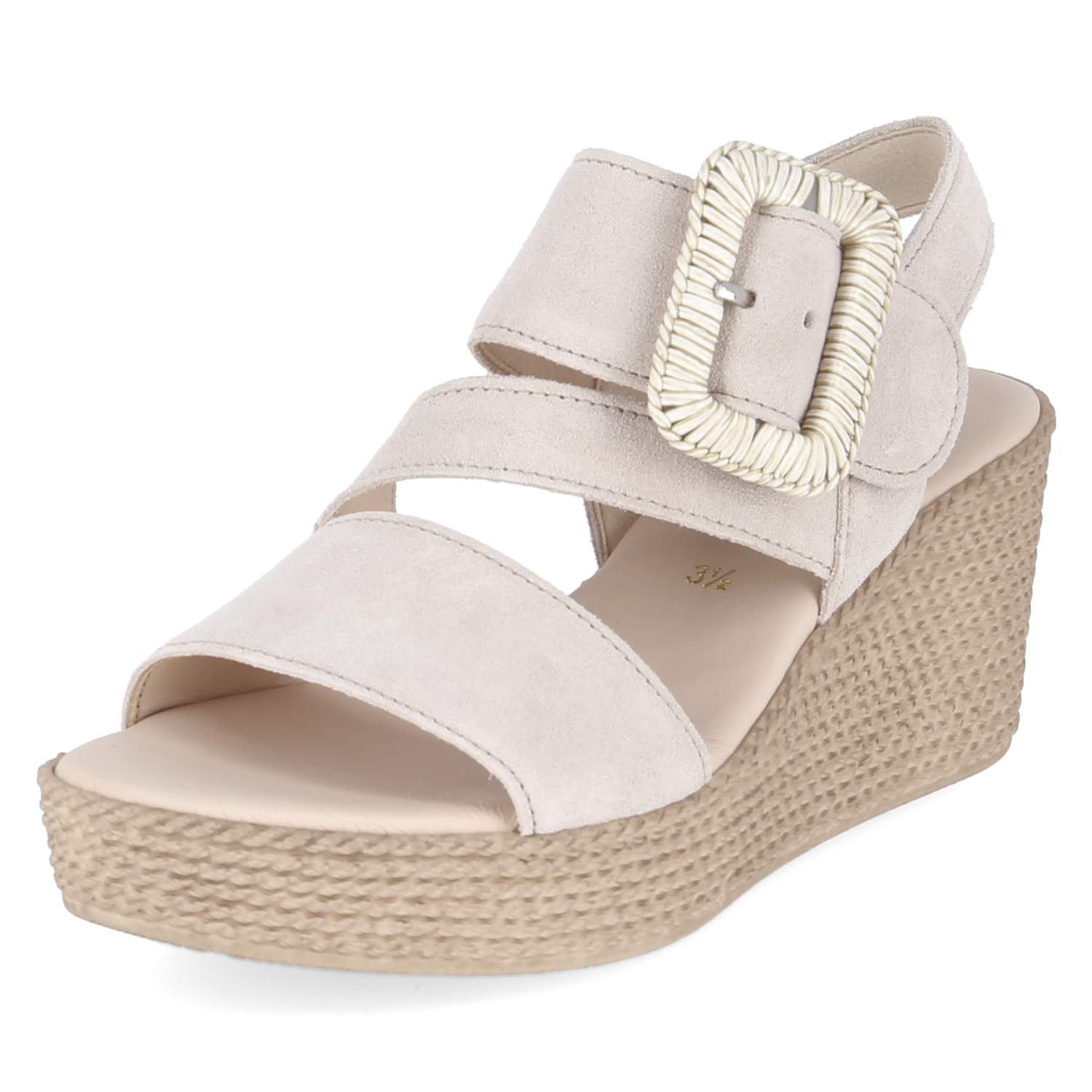 Espadrille-Sandaletten  Beige