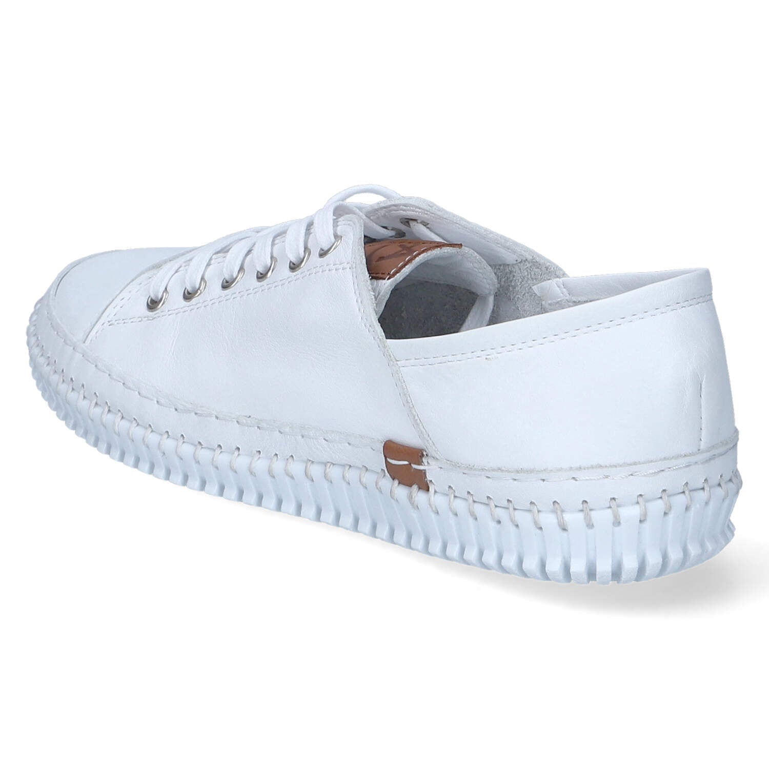 Halbschuhe Weiß