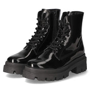 Schnürstiefeletten  Schwarz