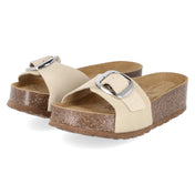 Plateau-Pantoletten JELIA PL Beige