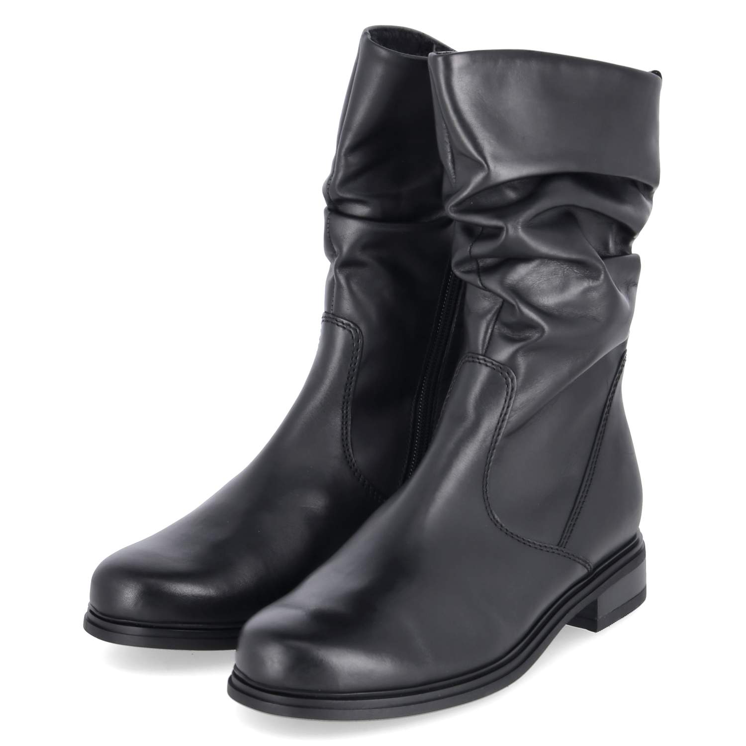 Slouchy Boots  Schwarz