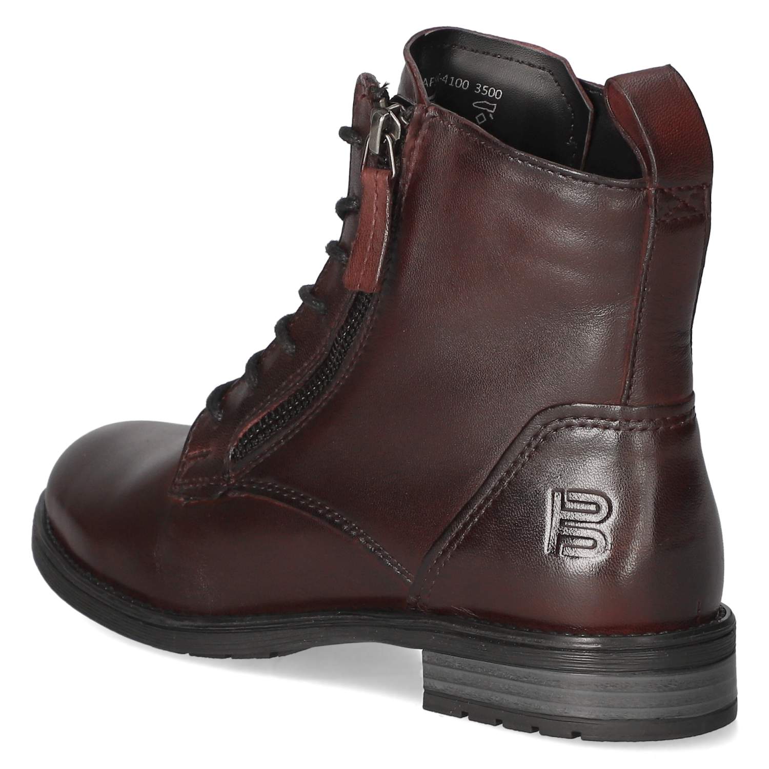 Schnürstiefeletten  Rot