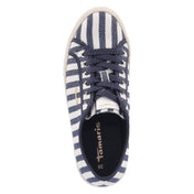 Schnür-Espadrilles  Blau