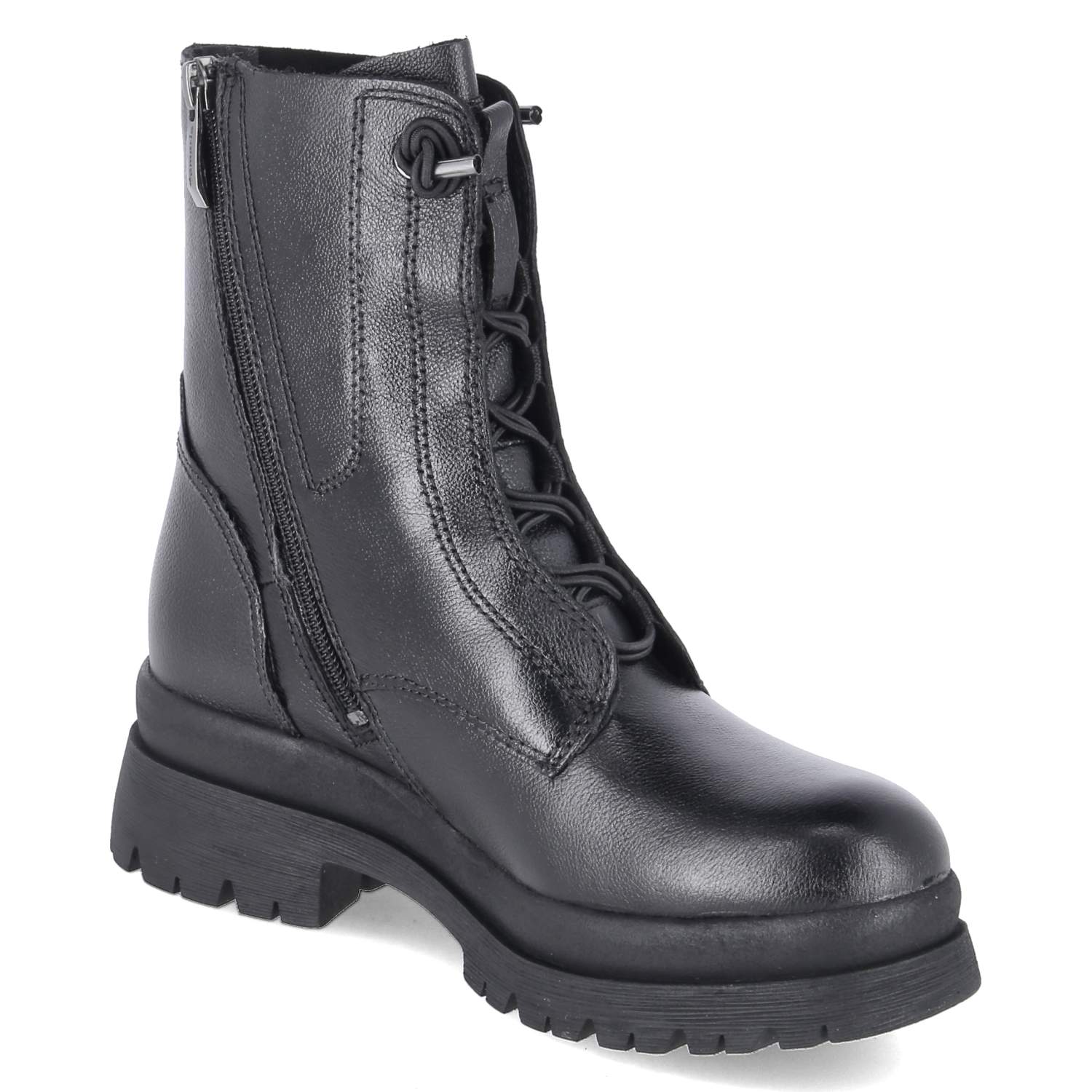Schnürboots  Schwarz