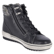 Schnürstiefeletten  Schwarz