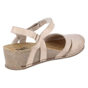 Keilsandaletten I LIVE  Beige