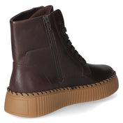 Schnürstiefeletten  Braun