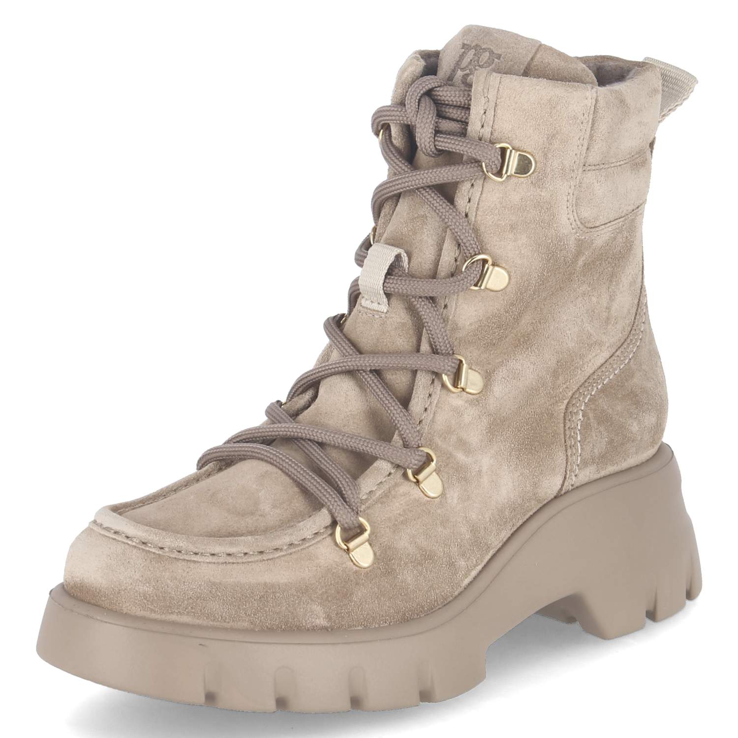 Schnürboots  Beige
