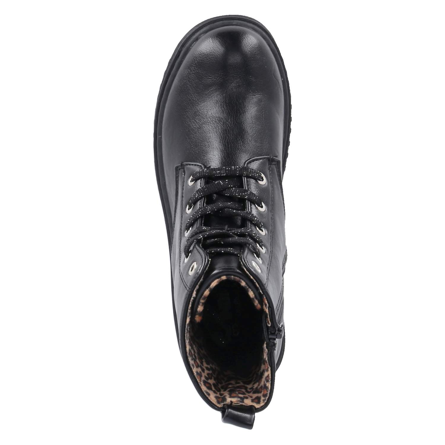 Schnürboots  Schwarz
