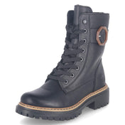 Schnürboots  Schwarz