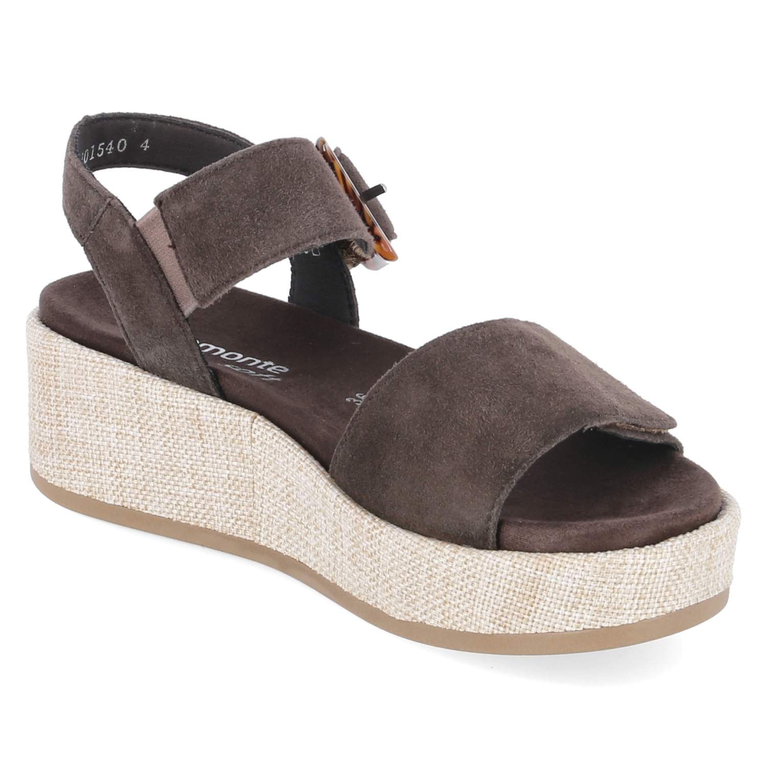 Plateau-Sandalen  Braun