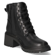 Schnürstiefeletten  Schwarz
