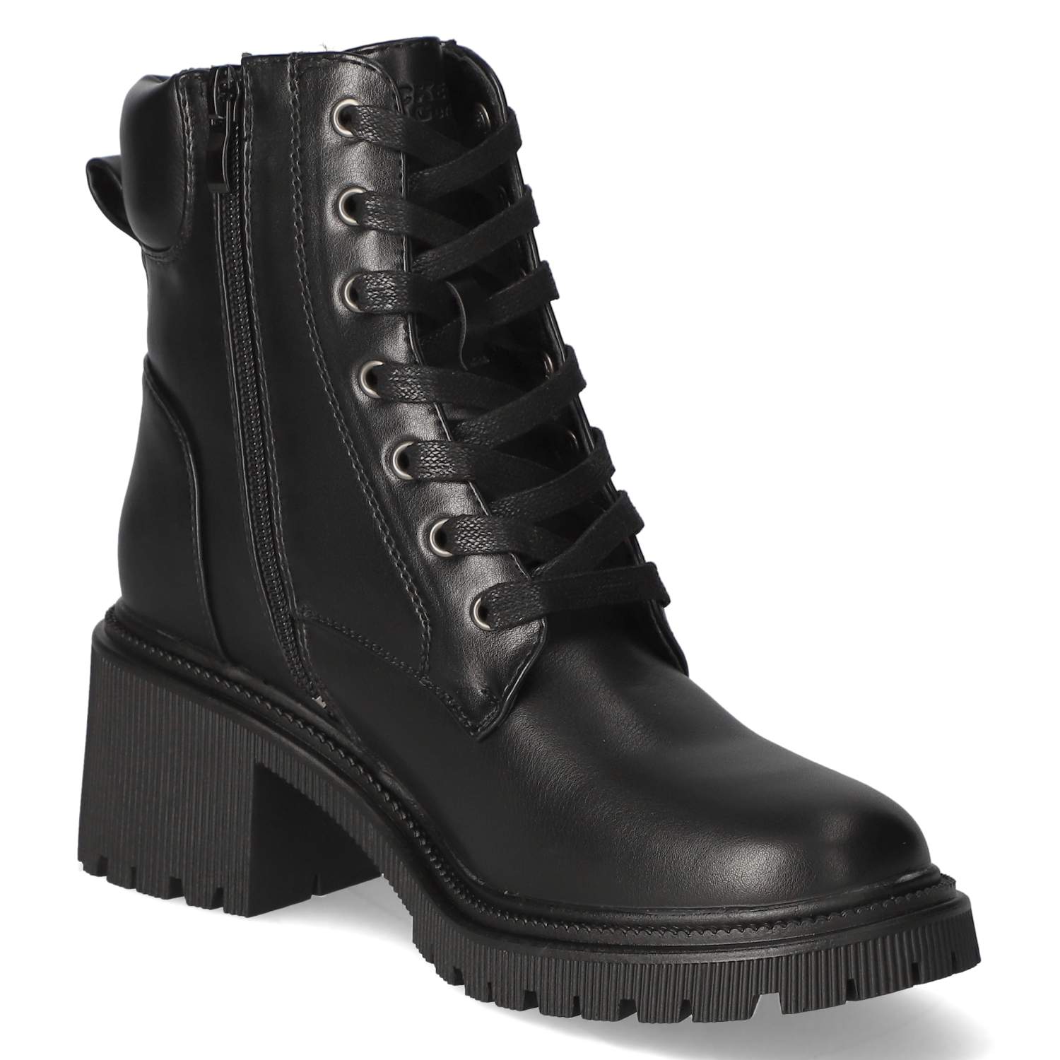 Schnürstiefeletten  Schwarz