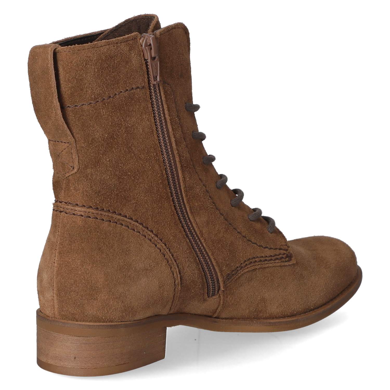 Schnürstiefeletten  Braun