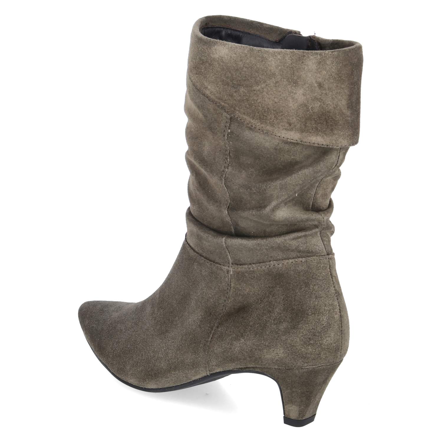 Slouchy Boots  Grün
