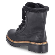 Schnürstiefeletten  Schwarz