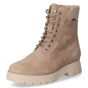 Winterschnürstiefeletten  Beige