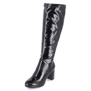 Lackstiefel  Schwarz
