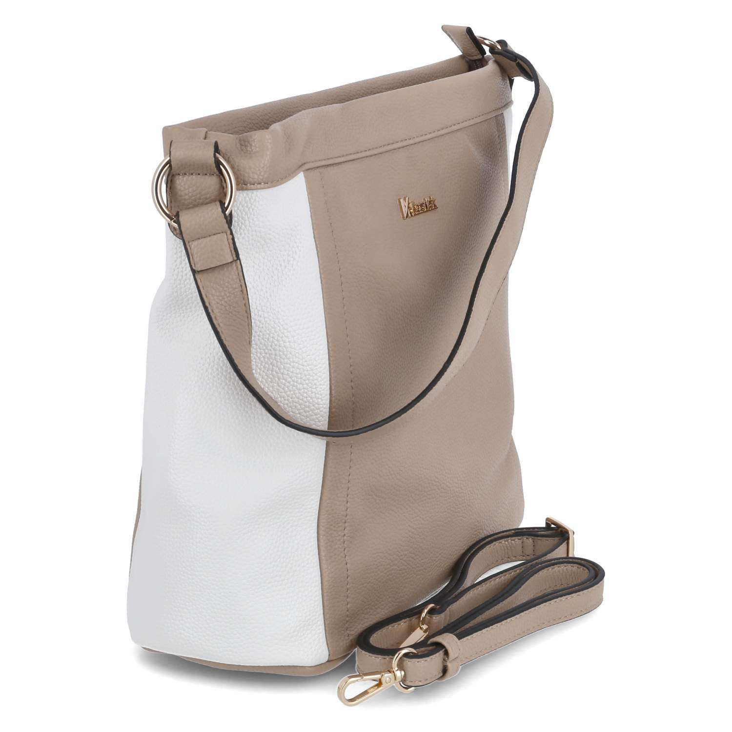 Schultertasche  Beige