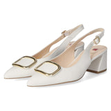 Slingpumps  Weiß
