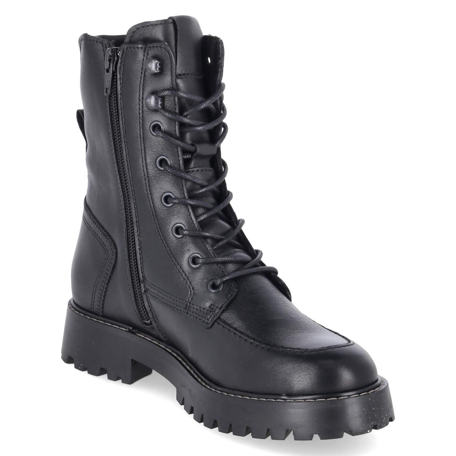 Schnürboots  Schwarz