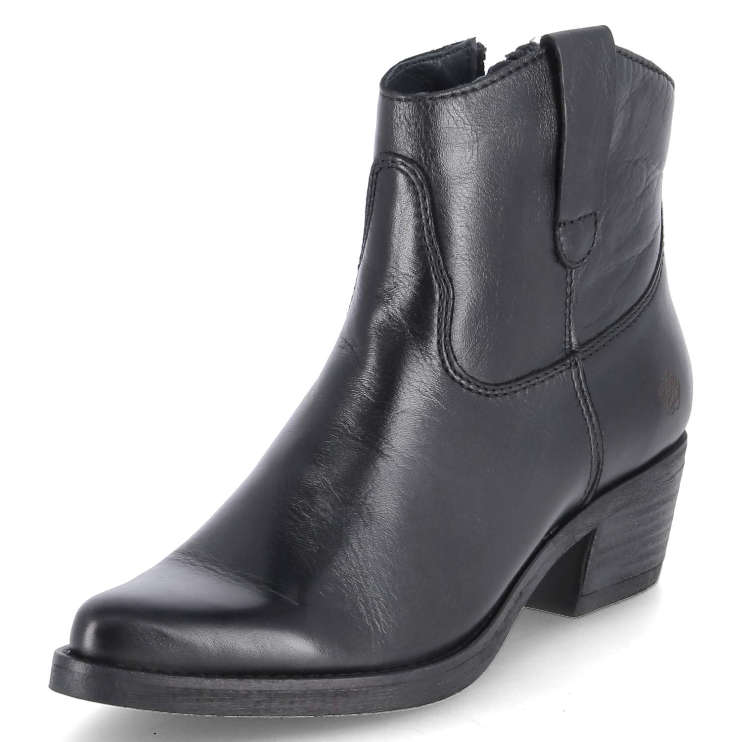 Westernstiefeletten  Schwarz