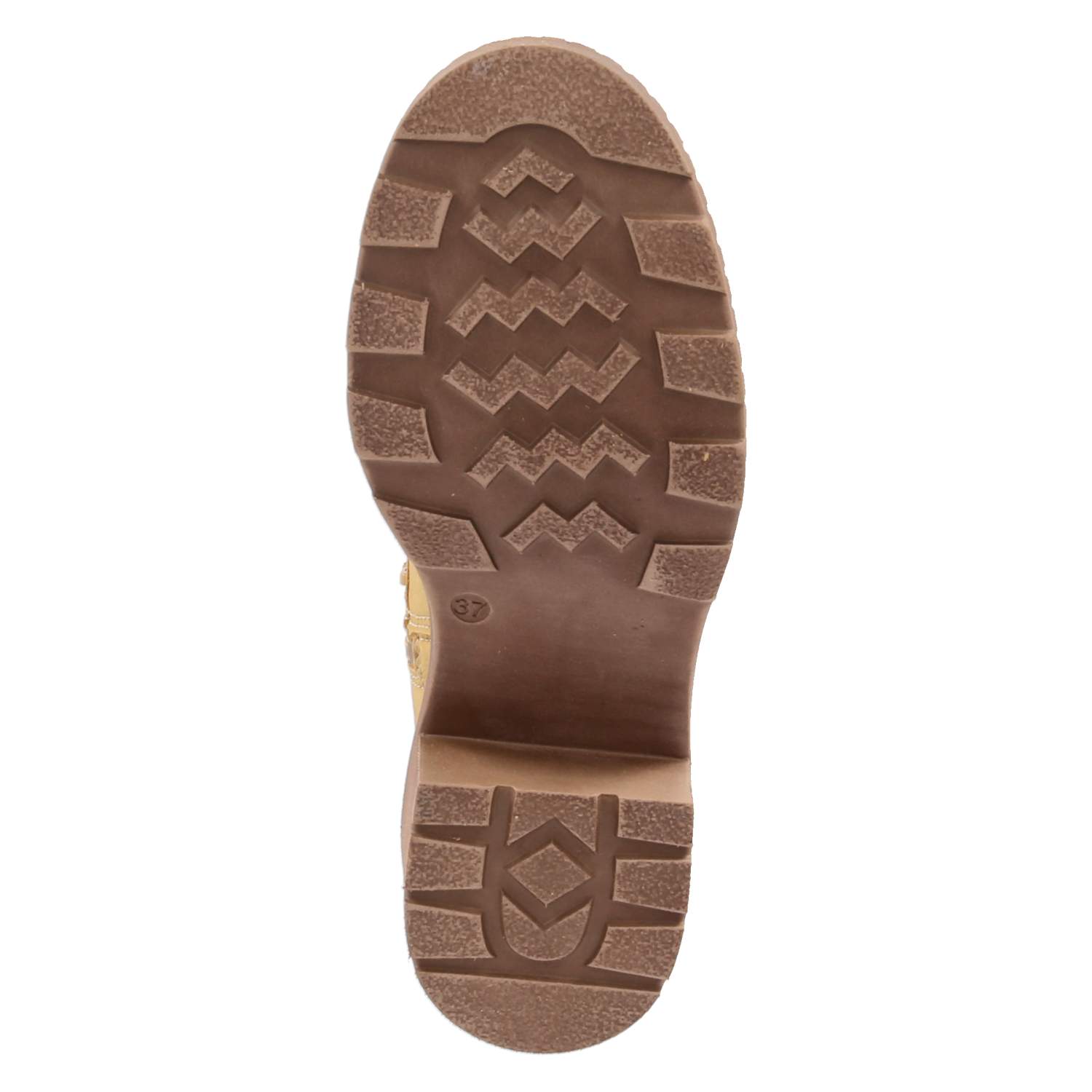 Schnürstiefeletten  Gelb