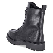 Schnürstiefeletten  Schwarz