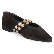 Spangenballerinas  Braun