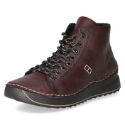 Schnürstiefeletten  Rot