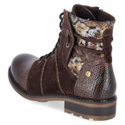 Schnürstiefeletten  Braun