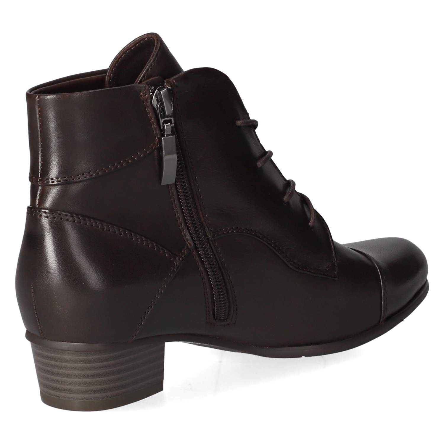 Schnürstiefeletten  Braun