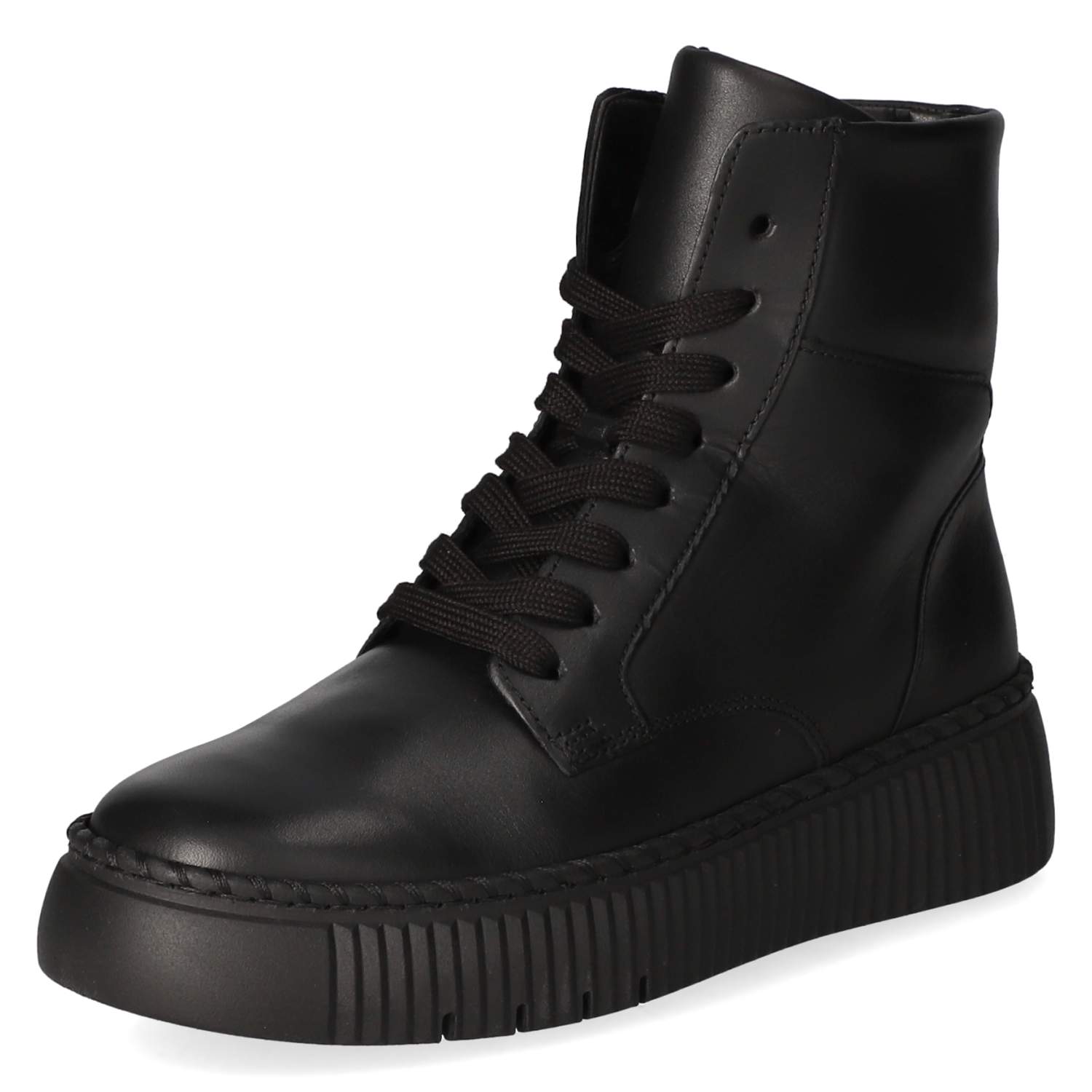 Schnürstiefeletten  Schwarz